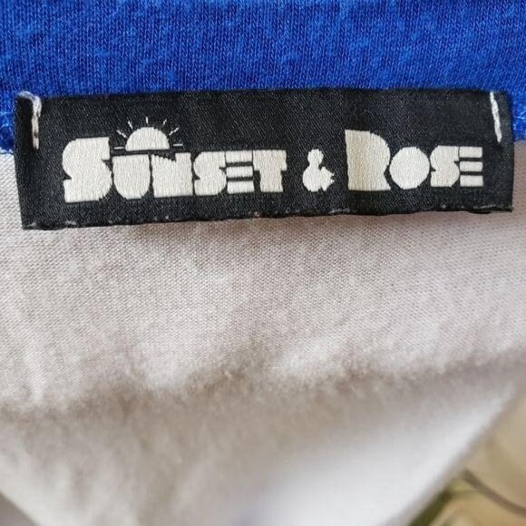 Land Of The Free Sunset & Rose Womens Graphic Tank Top Small America Patriotic - Picture 4 of 6